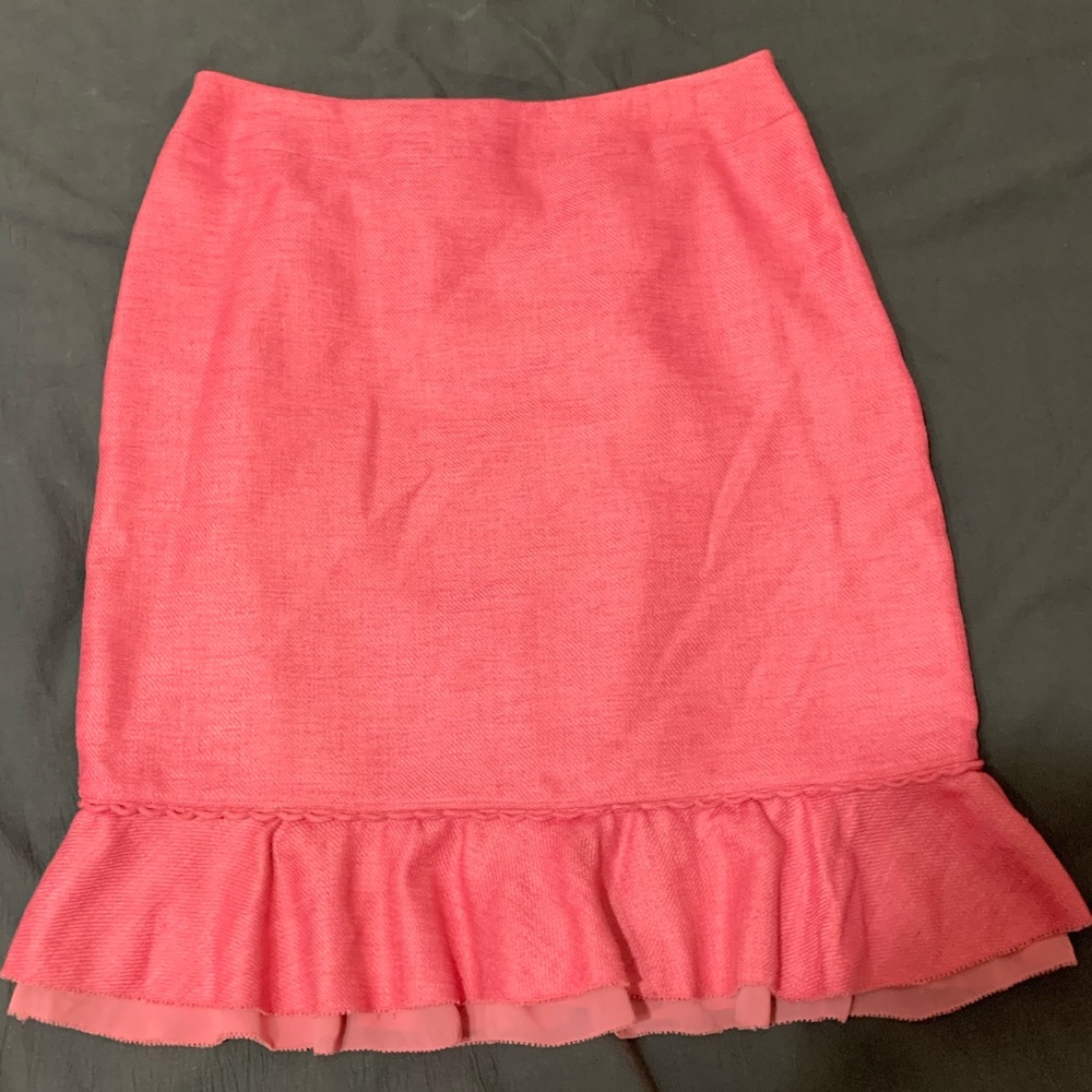 Bubblegum pink skirt suit set